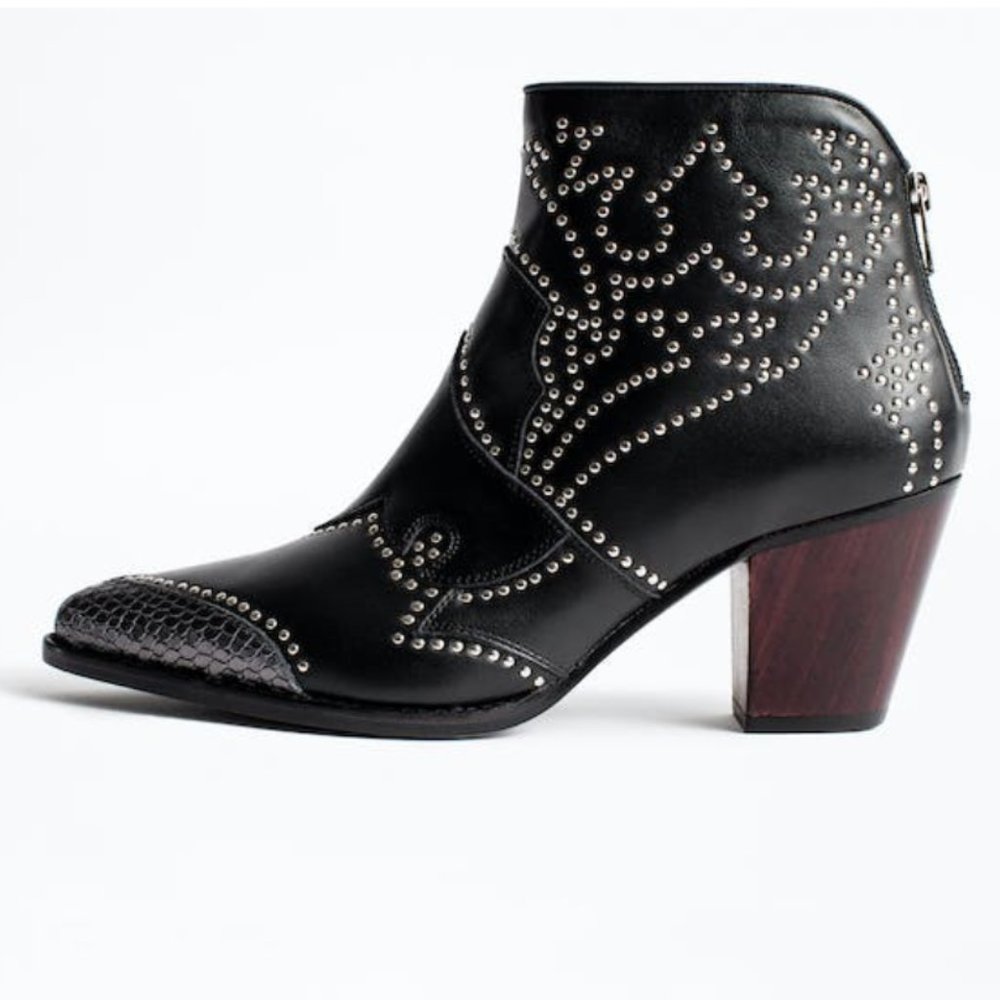 Zadig & Voltaire Studs Ankle Boots